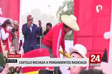 Pedro Castillo: "Tenemos que terminar con la planilla dorada, acabar con los sueldos de lujo"