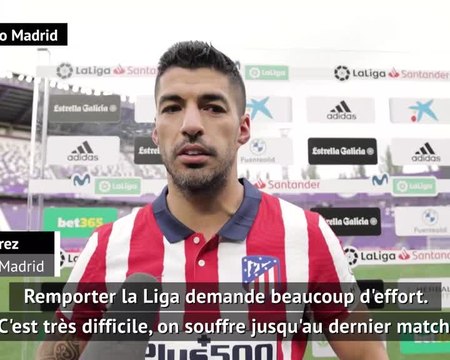 38e j. - Suárez : Nous méritons d'être champions