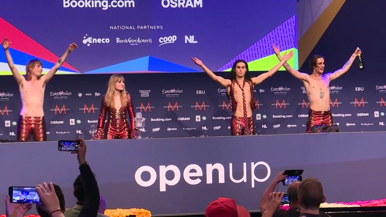 Italienische Rockband Måneskin siegt im ESC-Finale