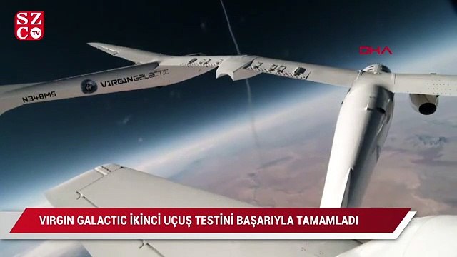 Uzay turizmi şirketi Virgin Galactic ikinci uçuş testini başarıyla tamamladı