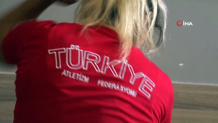 Milli ciritçi Eda Tuğsuz olimpiyatlara Palandöken’de hazırlanıyor