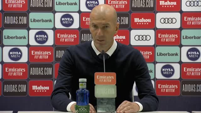 Zidane, sobre su futuro al frente del Real Madrid: Con tiempo y con calma, lo veremos