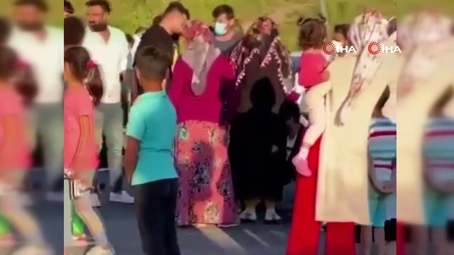 Araç trafiğine kapalı yola giren otomobil, 11 yaşındaki çocuğa çarptı