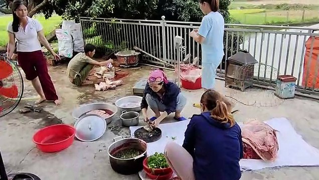 Bắt Con Lợn Siêu Nạc Làm Thịt - Giá Lợn Hơi Hôm Nay 77