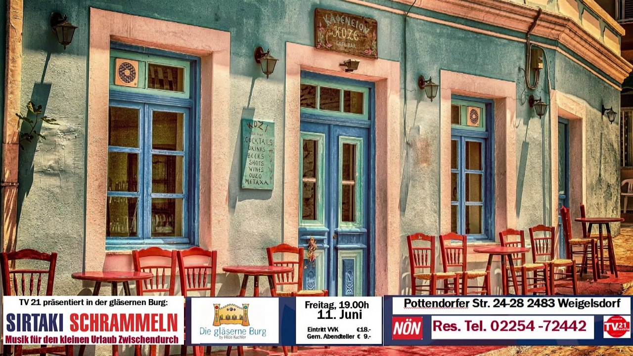 Sirtaki Schrammel im der gläsernen Burg
