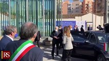 Strage Capaci, i presidente Sergio Mattarella all'aula Bunker di Palermo