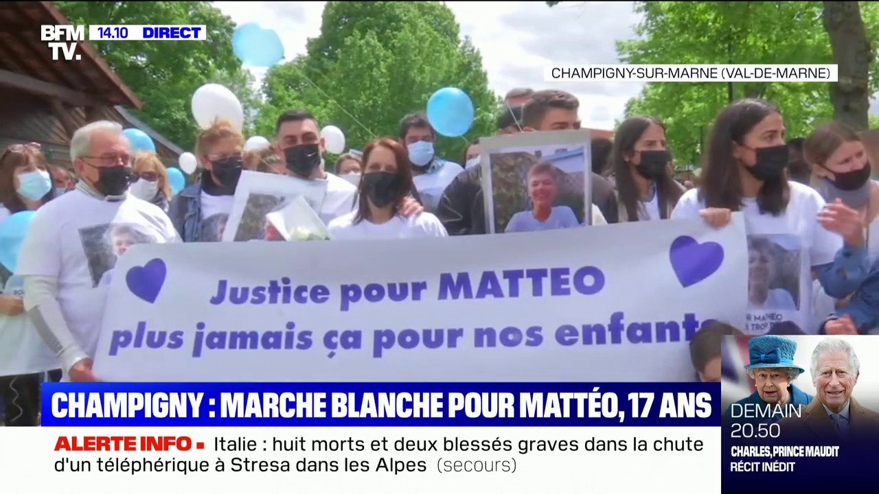 Champigny-sur-Marne: la marche blanche en hommage à Mattéo commence