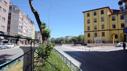 Kütahya'da sokağa çıkma kısıtlaması nedeniyle sessizlik hakim