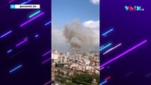 Pelabuhan Beirut Terbakar Lagi, Asap Tebal Bikin Warga Panik