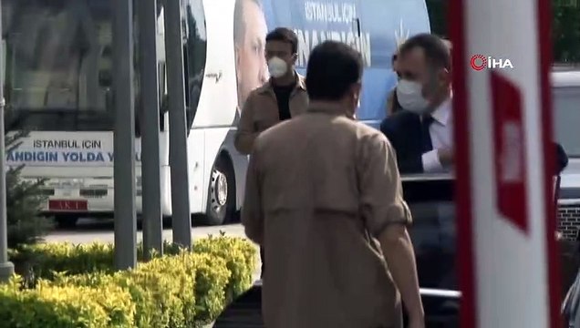 Cumhurbaşkanı Erdoğan, AK Parti İstanbul İl Başkanlığı'na geldi