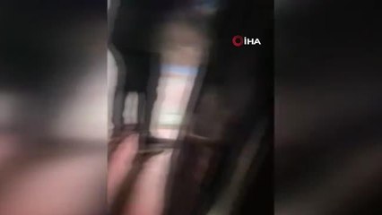 Yatağın altındaki televizyon kutusundan kalaşnikof çıktı: Operasyon anı kamerada