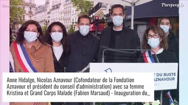 Charles Aznavour : Son fils Nicolas soutenu par Grand Corps Malade et Anne Hidalgo pour un bel hommage