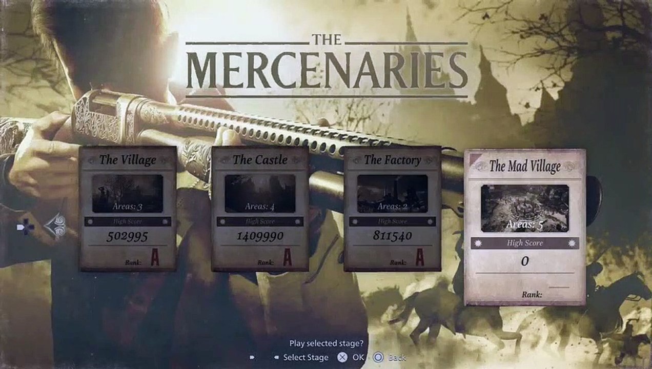 RESIDENT EVIL 8 THE MERCENARIES - THE MAD VILLAGE