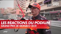 Les réactions des pilotes avant le podium