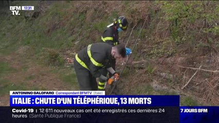 Chute d'un téléphérique en Italie: le bilan s'alourdit à 13 morts