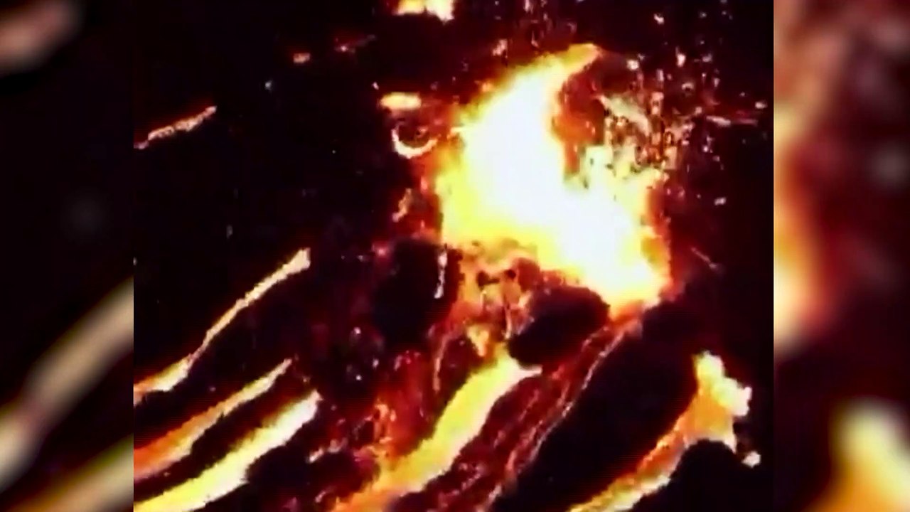 Mount Nyiragongo erupted at night and sent thousands of Congolese fleeing in panic