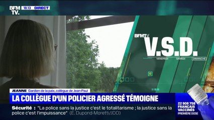 "Il a commencé à pleuvoir des parpaings": la collègue d'un policier agressé témoigne