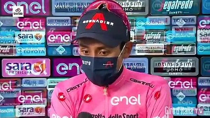 Tour d'Italie 2021 - Egan Bernal : "We were focus on today stage, now we can start thinking about tomorrow"