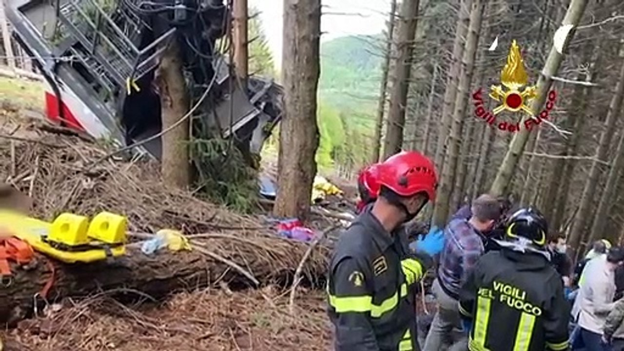 Trauer nach Seilbahn-Absturz in Italien