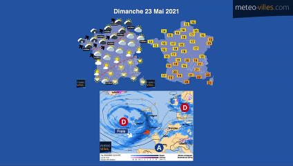 bulletin meteo du dimanche 23 mai 2021