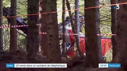 Italie : 13 morts dans un dramatique accident de téléphérique
