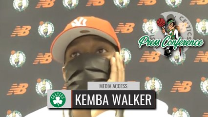 Kemba Walker Practice Interview | Celtics vs Nets