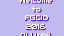Welcome to FGCID2016ALUMNI