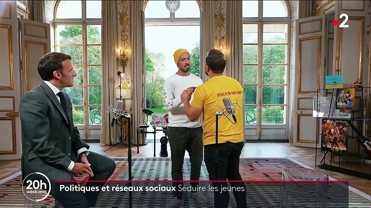 Emmanuel Macron : son rendez-vous avec McFly et Carlito visionné cinq millions de fois en 24 heures, le Président drague les jeunes