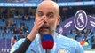 Manchester City'de Pep Guardiola kupa töreninde Agüero için gözyaşı döktü