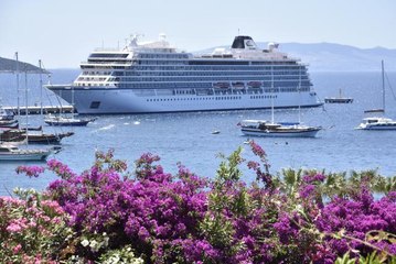 "Viking Sea" adlı kruvaziyer ikinci kez Bodrum'da