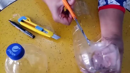 How To Make A Bird Feeder /Recycled Plastic Bottle 