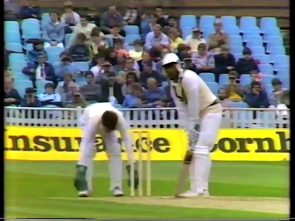 ENGLAND v PAKISTAN 4th TEST MATCH DAY 1 EDGBASTON 1987
