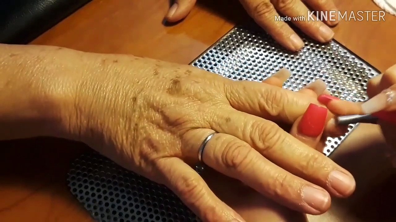 Acrylic Nails Without Nail Tips Or Forms