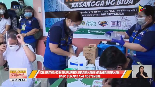 Panayam ng Rise and Shine Pilipinas kay Philippine Foundation for Vaccination Executive Director Dr. Lulu Bravo kaugnay ng higit 4-M doses na na-administer na COVID-19 sa bansa