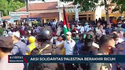 Download Video: Aksi Solidaritas Bela Palestina Berakhir Ricuh