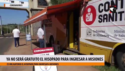 Ya no será gratuito el hisopado para ingresar a Misiones