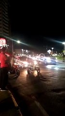 Susto no centro de Umuarama durante comemoração da vitória do São Paulo