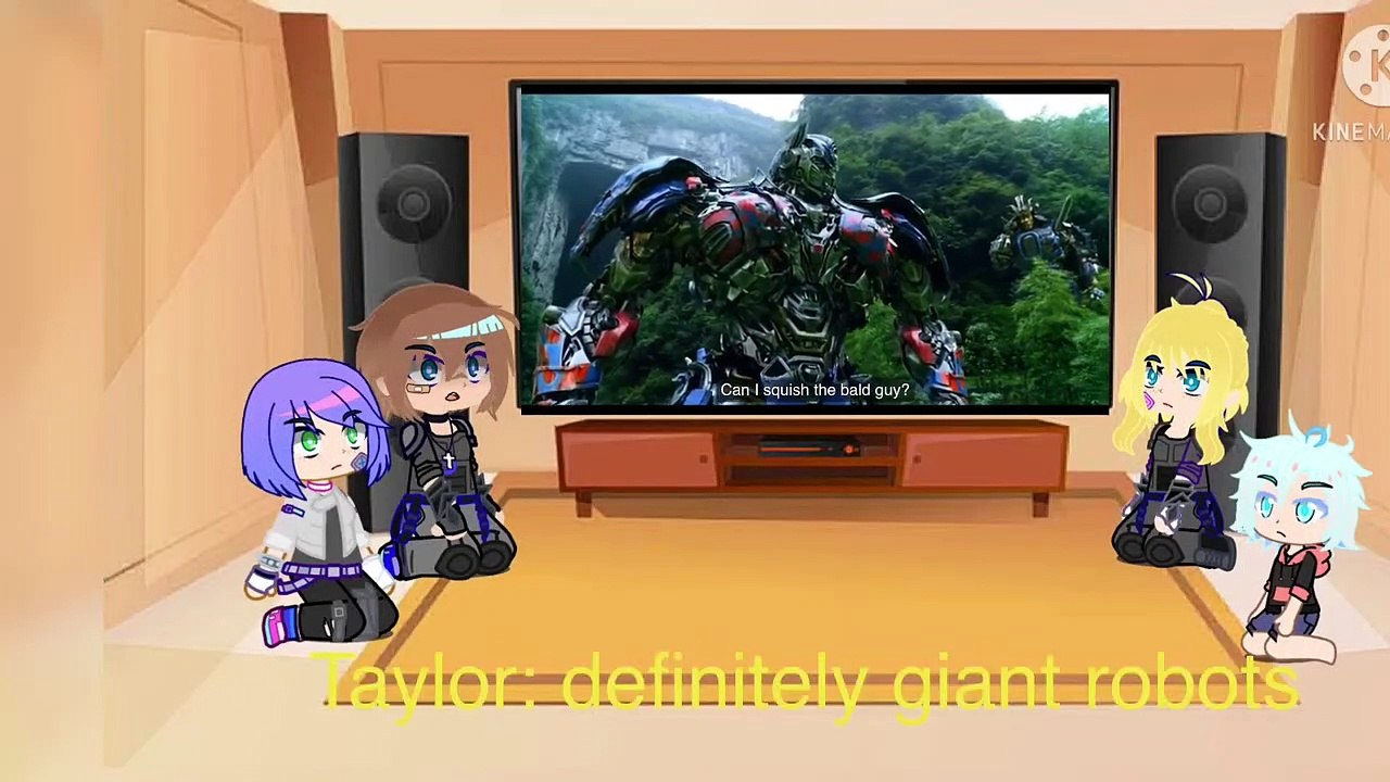 Pacific Rim: The Black Taylor,Hayley, Mei & Boy React To Transformers Optimus Prime Vs. Grimlock