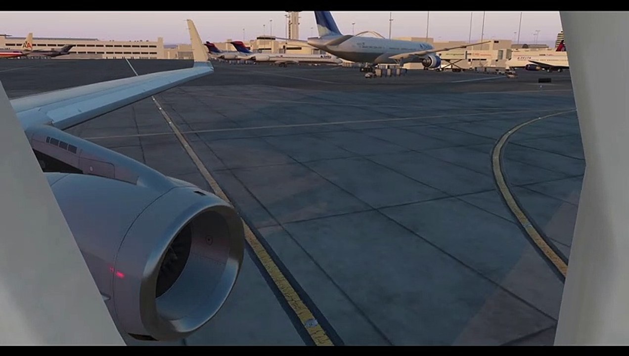Toliss A321 Departure KLAX