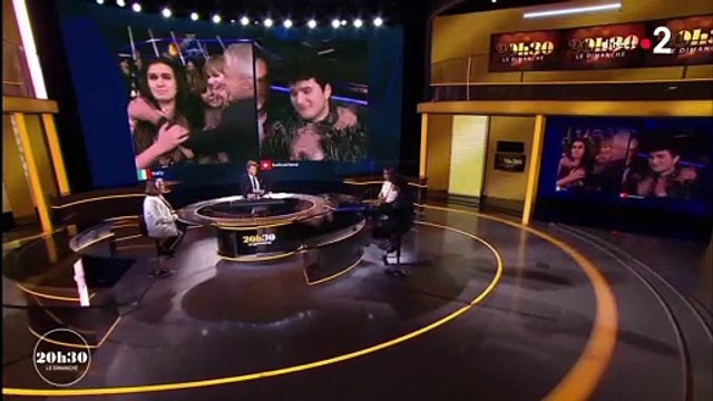 Barbara Pravi réagit à la polémique autour des vainqueurs italiens de l'Eurovision, accusés d'avoir consommé de la drogue en direct - France 2