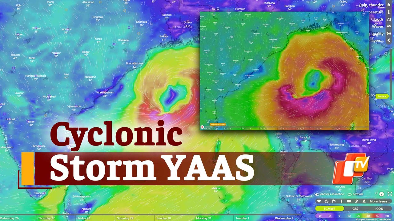 Cyclone Yaas Update: Deep Depression Intensifies Into Cyclonic Storm, Landfall On May 26