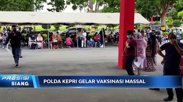 Polda Kepri Gelar Vaksinasi Massal Cegah Covid-19