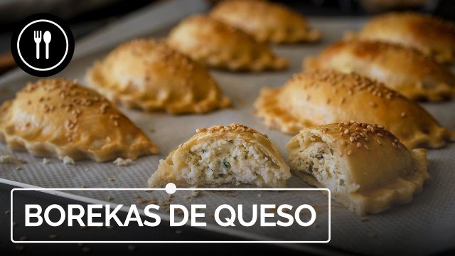 Borekas de queso y hierbas