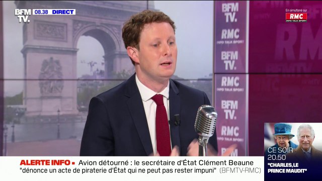 Clément Beaune sur l'avion détourné: Nous prendrons toutes les mesures de sécurité pour qu'il n'y ait aucun danger en Europe ou ailleurs quand on prend l'avion