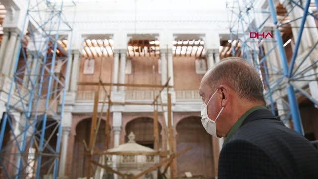 Son dakika haberleri! CUMHURBAŞKANI ERDOĞAN CAMİ DİVANEHANE VE HASTANE İNŞAATINDA İNCELEME YAPTI