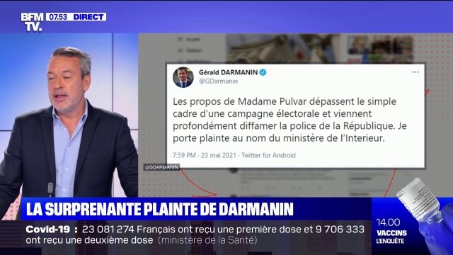 Gérald Darmanin veut porter plainte contre Audrey Pulvar