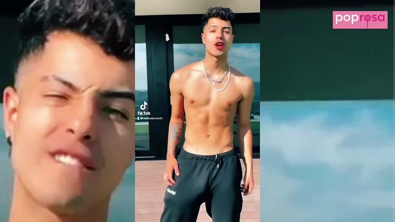 TikTok de Naim Darrechi marcando la merienda