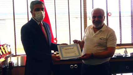 SGK’dan Hacıbaba Pastaneleri'ne teşekkür belgesi