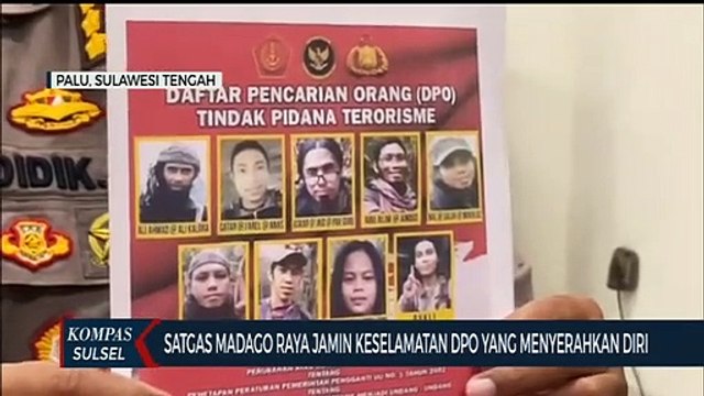 Satgas Madago Raya Jamin Keselamatan DPO Yang Menyerahkan Diri