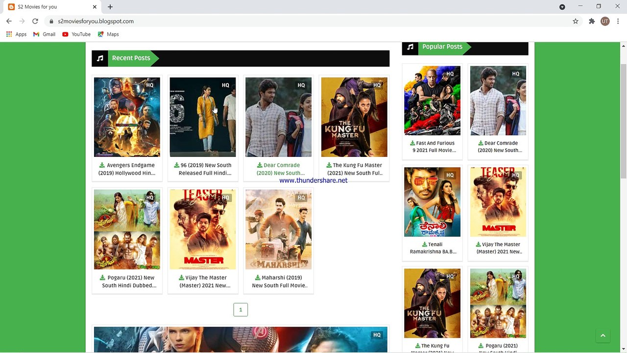 How to download latest released movie for free//site link in description//